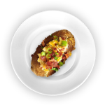 Baked Potato With Sweetcorn 