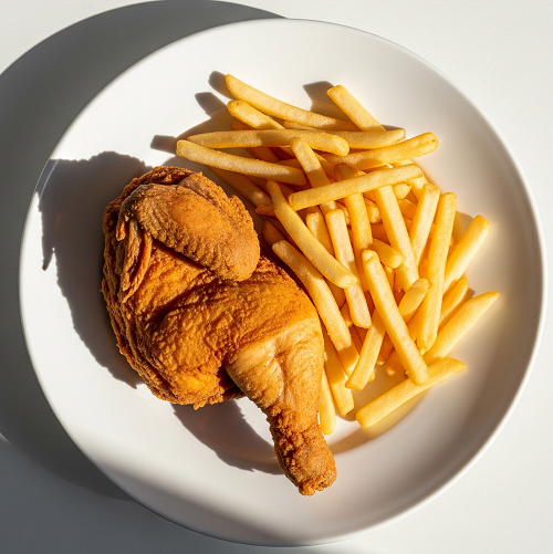 Half Chicken With Batter 